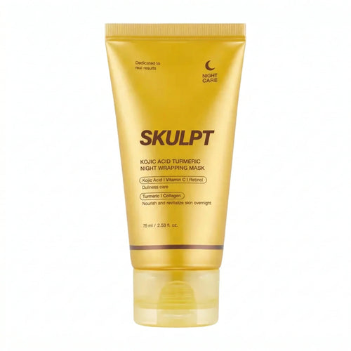 Skulpt Mascarilla Envolvente de Noche Iluminadora con Ácido Kójico y Cúrcuma